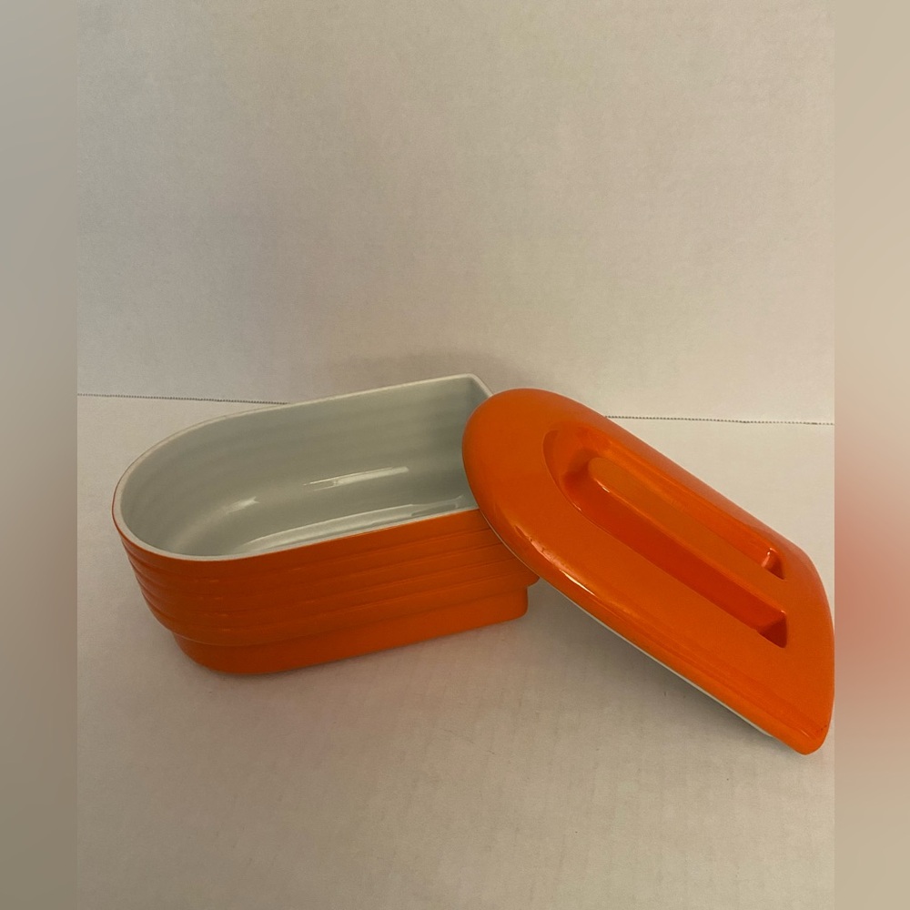 Vintage Hall Orange Refrigerator Box